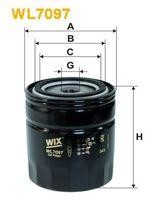 Filtro de aceite WIX WL7097