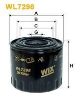 Filtro de aceite WIX WL7298