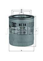 Filtro combustible MAHLE KC14