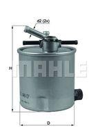 Filtro de combustible MAHLE - KL440/27