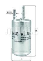 Filtro combustible MAHLE KL705