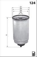 Filtro de combustible MECAFILTER - ELG5223