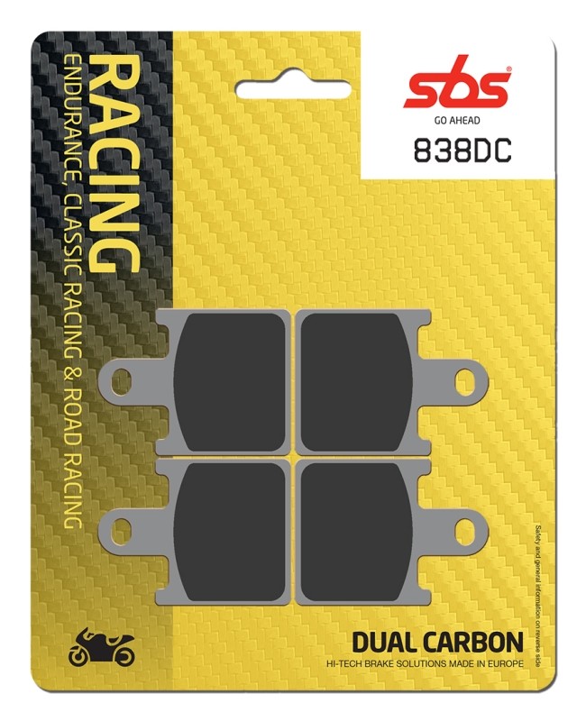 Pastillas de freno DC - Dual Carbon SBS - 838DC