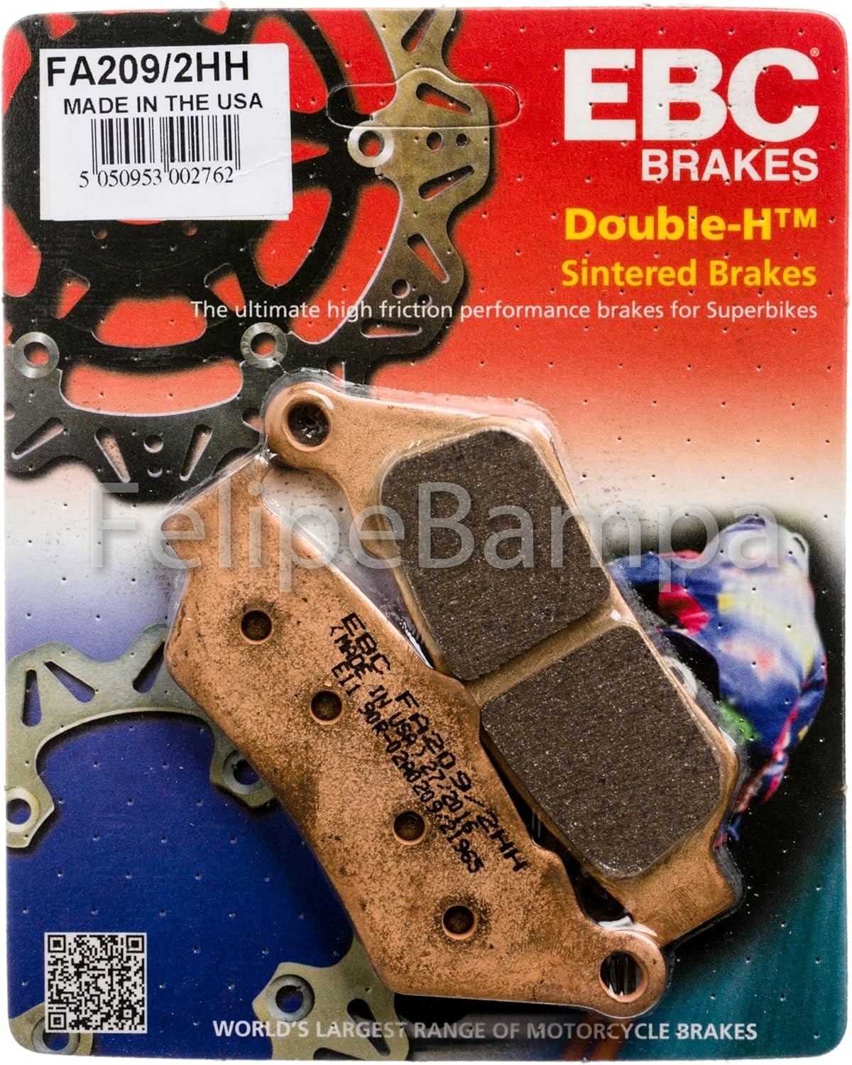 Pastillas de freno Sinterizadas HH EBC - FA209/2HH