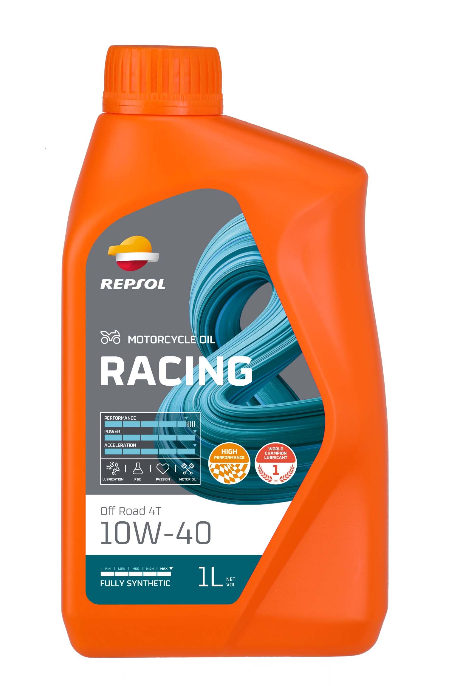 Aceite REPSOL Racing Off Road 4T 10W40 1L