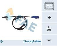 Sensor de velocidad de rueda - ABS FAE 78013