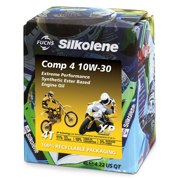 Aceite Silkolene 4T Comp 4 10W30 XP 4L