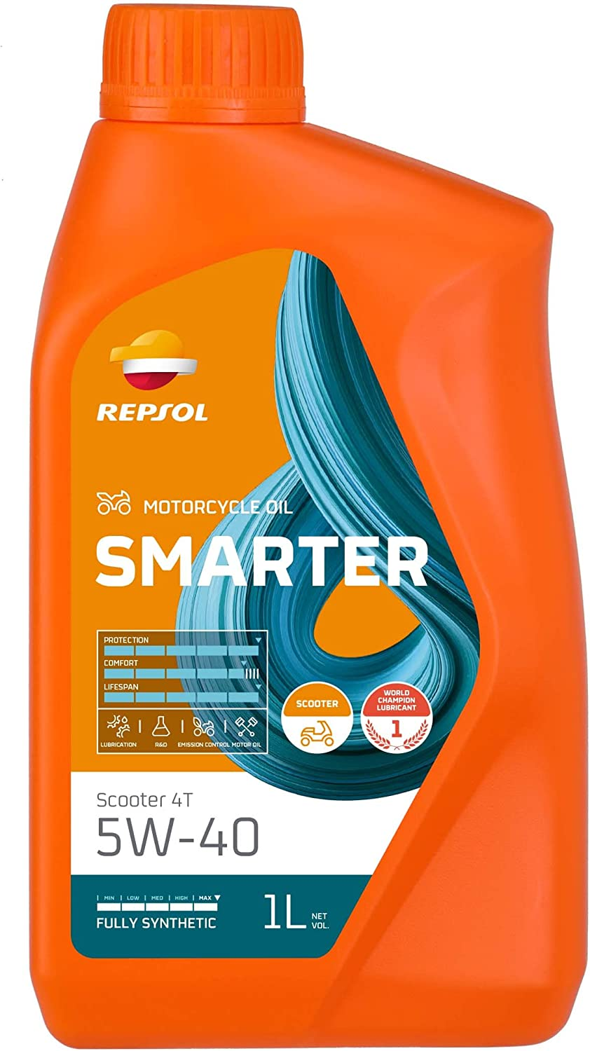 Aceite REPSOL Smarter Scooter 4T 5W40 1L
