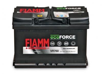 Batería FIAMM Ecoforce AGM 12V 70Ah 760A (EN) – VR760