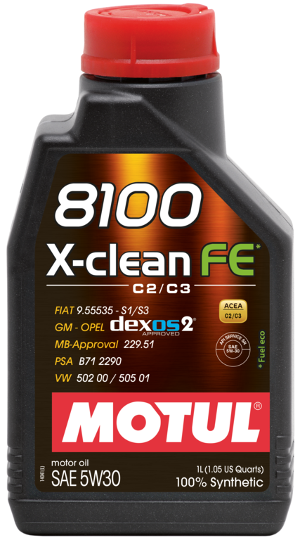 Aceite MOTUL 8100 X-Clean EFE 5W30 C2/C3 1L