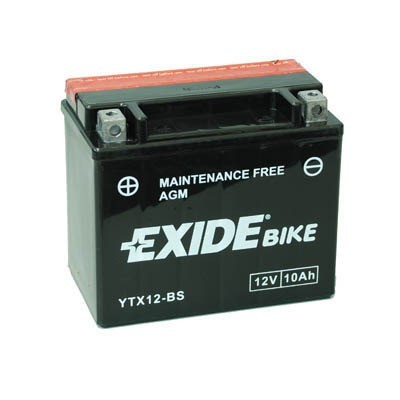 Batería de moto 12V 10Ah EXIDE ETX12-BS AGM