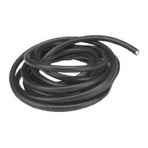 Cable de bujía negro 5mm silicona 1 metro