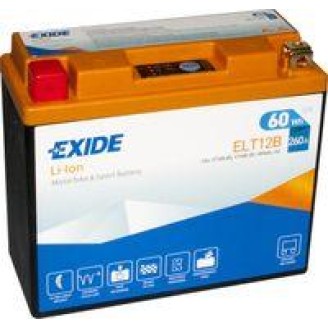 Batería de moto 12V 60Ah EXIDE ELT12B Litio - Precio: 194,14