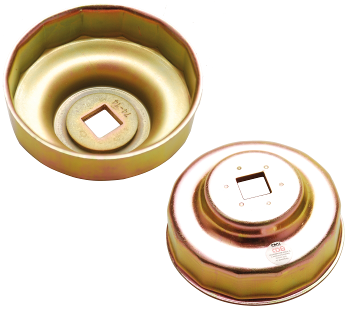 Cazoleta para filtros de aceite, para BMW K / R 4-valve, 74 x 14