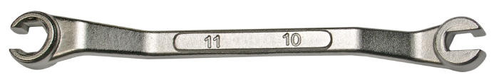 Llave de racores reforzada, 175 mm de largo, 10x11 mm