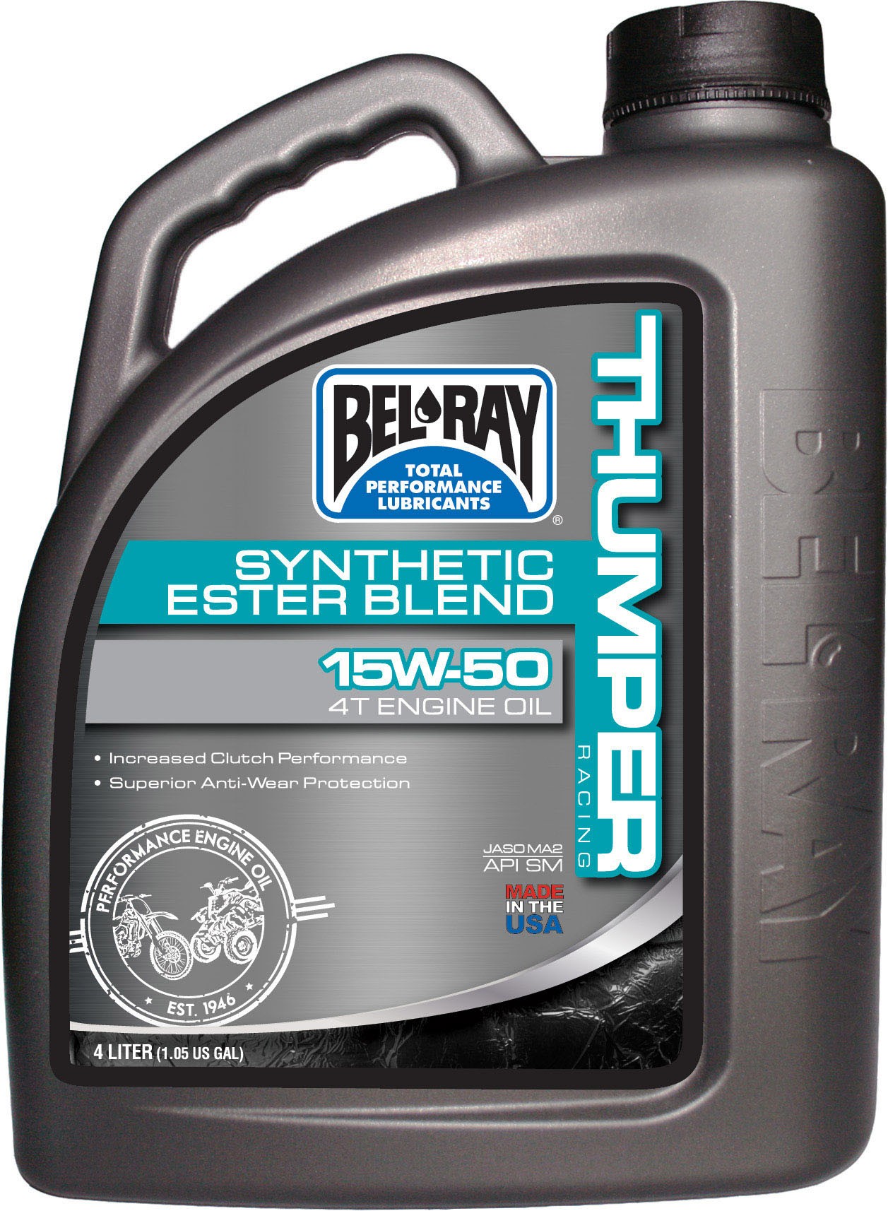 Aceite Bel-Ray 4T Thumper Racing Syn Ester Blend 15W50 4L