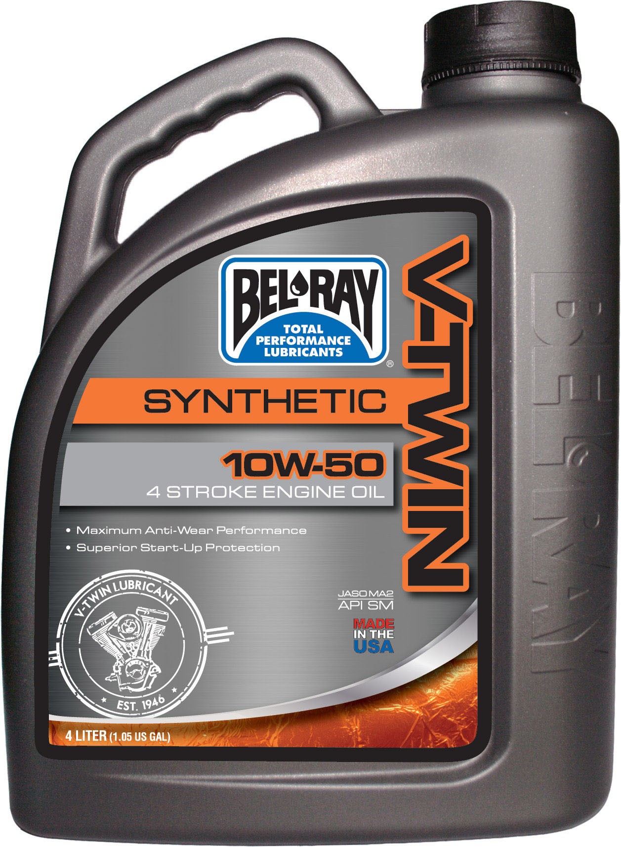 Aceite Bel-Ray 4T V Twin V-Twin Synthetic 10W50 4L