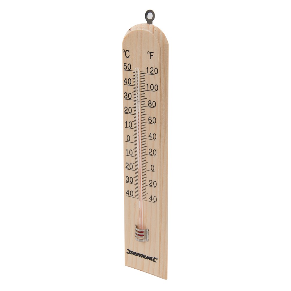 Termómetro de madera -40° a +50° C