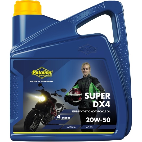 Aceite Putoline SUPER DX4 20W50 4T 4L