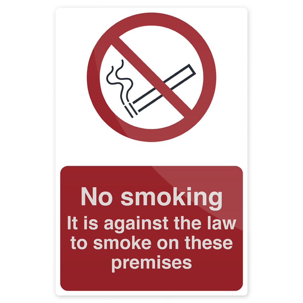 Señal advertencia - Prohibido fumar Rígida, 200 x 300 mm