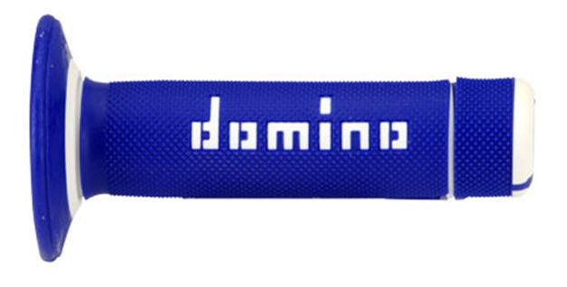 Puños Domino Off Road Azul - Blanco