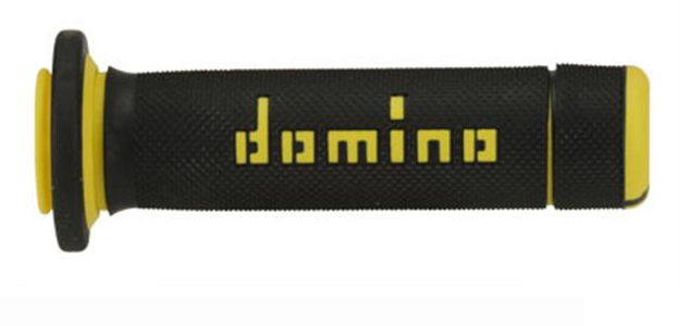 Puños Domino ATV Negro - Amarillo