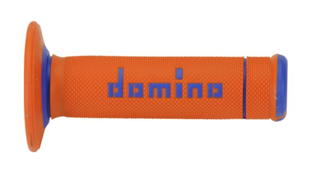 Puños Domino Off Road X-Treme Naranja - Azul