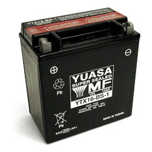 Batería de moto 12V 14AH YUASA - YTX16-BS-1