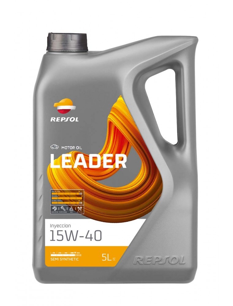 Aceite Repsol Leader Inyección 15W40 5L