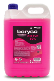 Anticongelante Refrigerante rosa BORYGO G12 Evo 5L