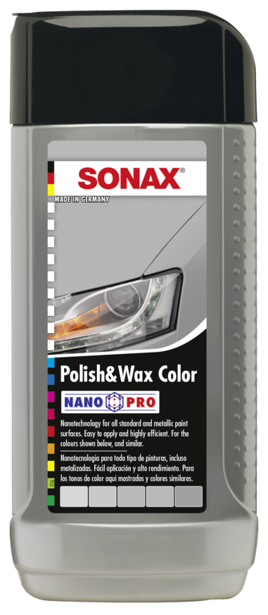SONAX Cera de color nanopro plata 500ml