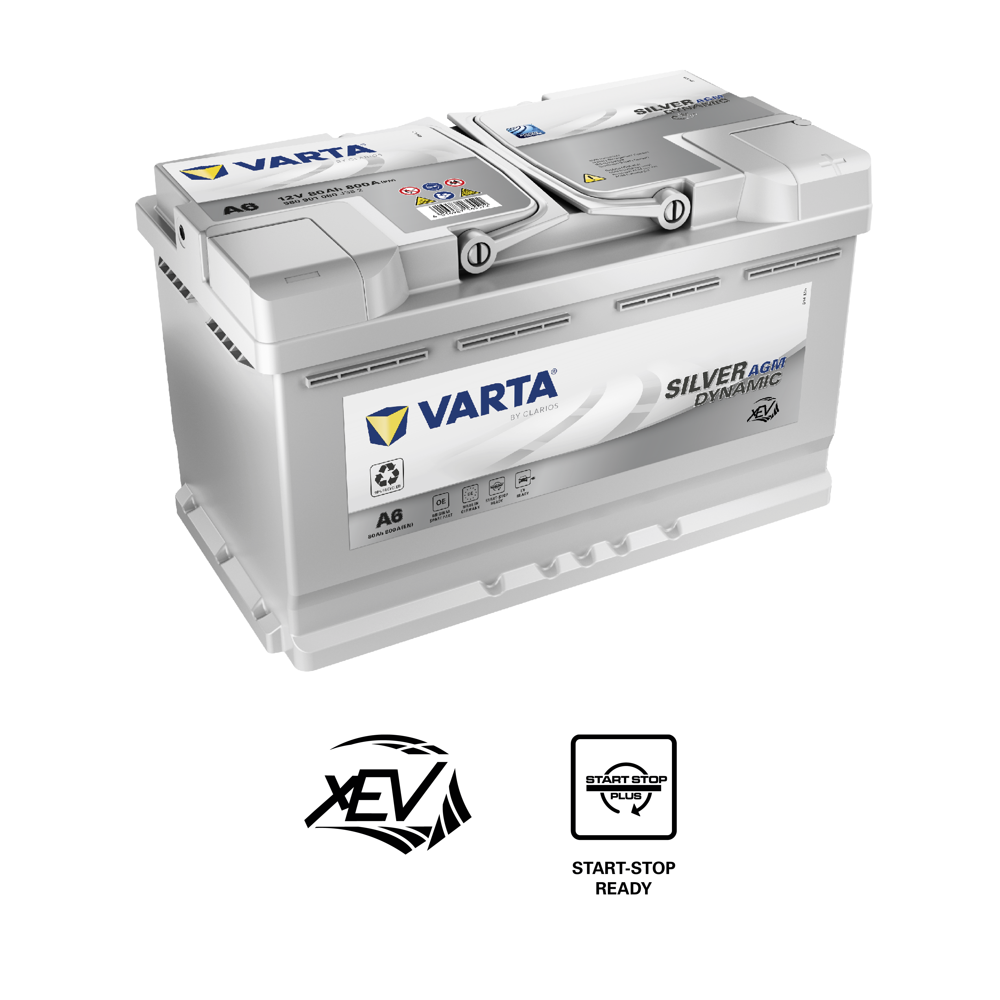 Batería VARTA Silver Dynamic AGM 12V 80AH 800A - A6
