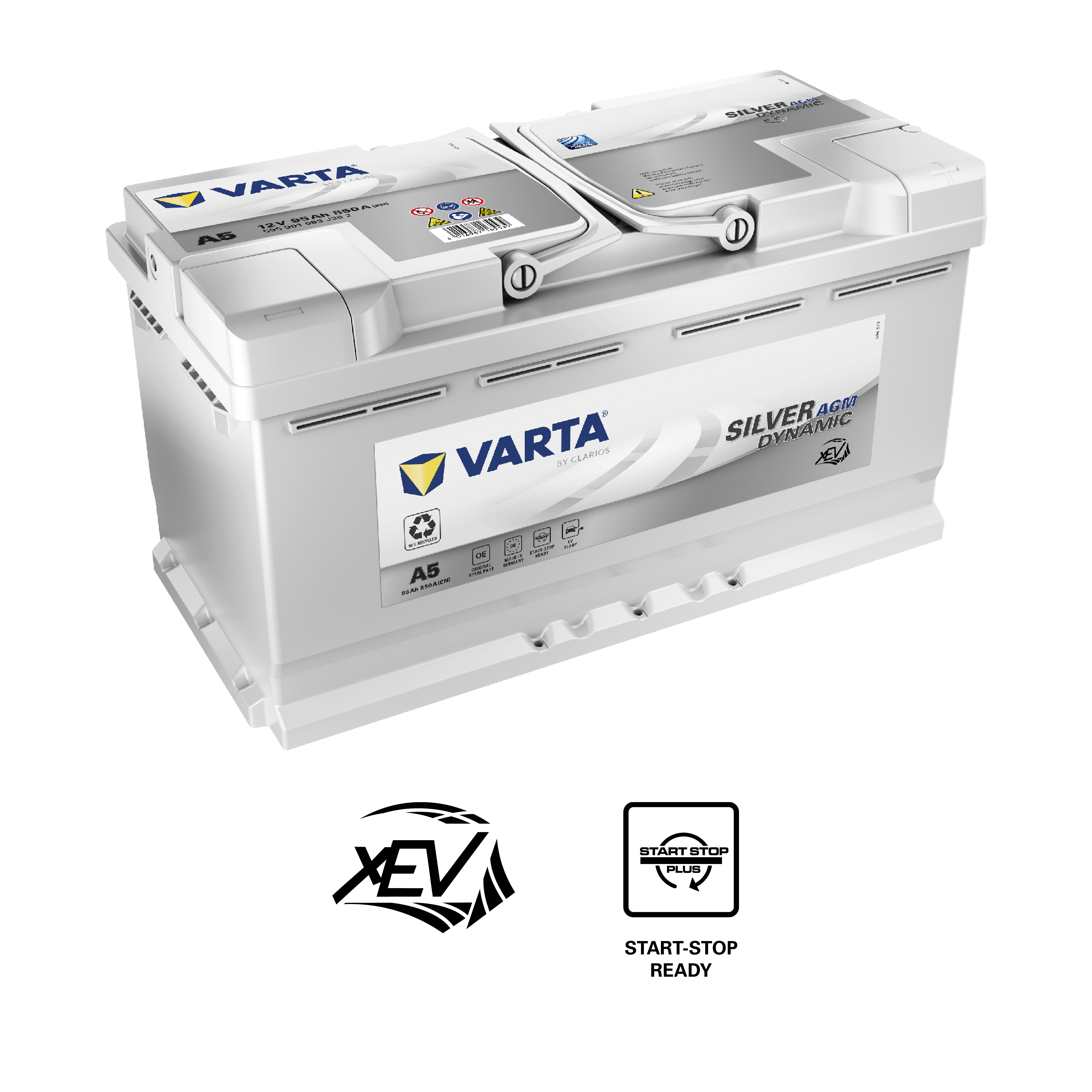 Batería VARTA Silver Dynamic AGM 12V 95AH 850A - A5