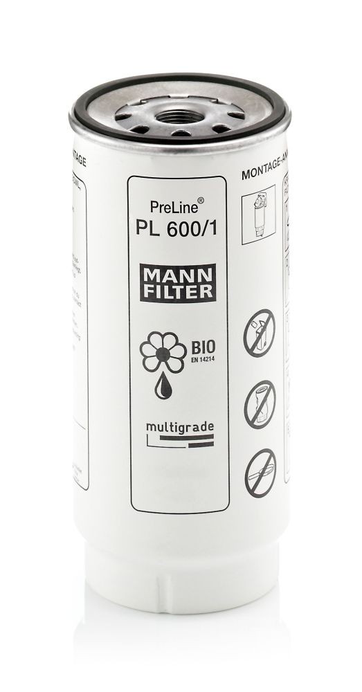 Filtro combustible MANN-FILTER PL600/1