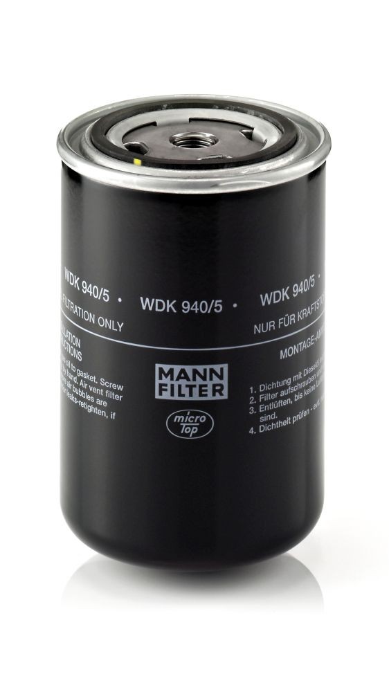 Filtro combustible MANN-FILTER WDK940/5