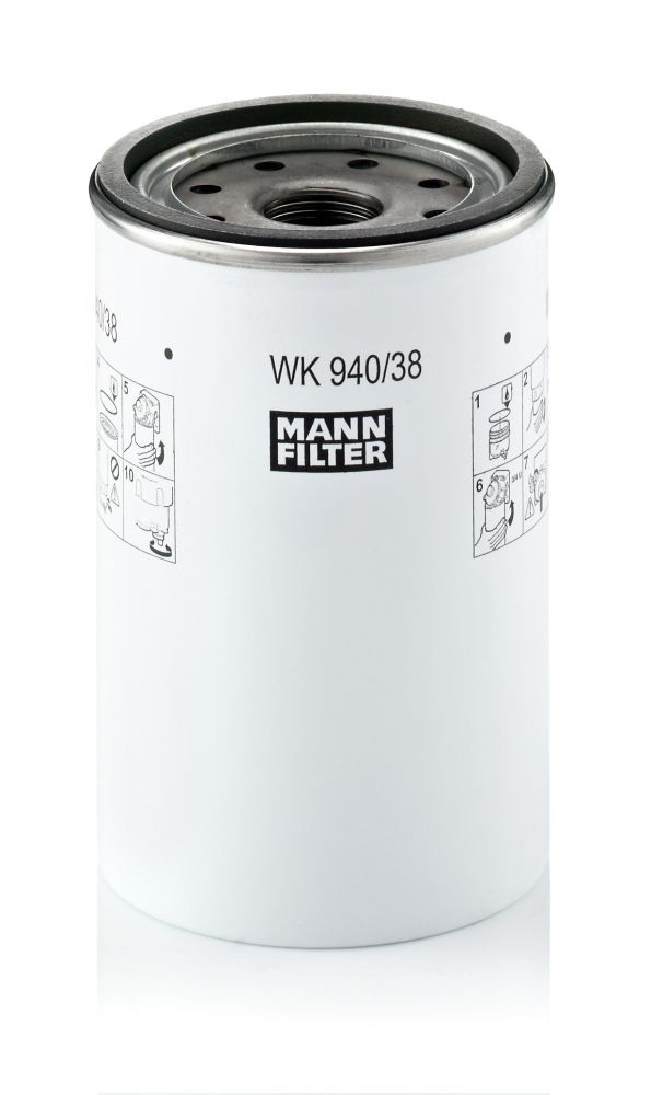 Filtro combustible MANN-FILTER WK940/38x