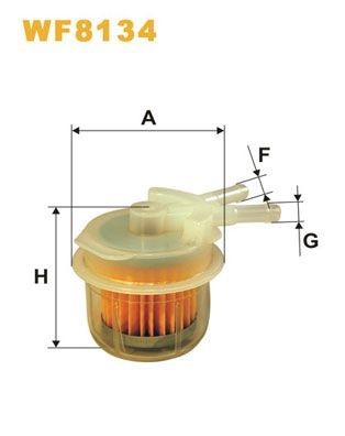 Filtro combustible WIX WF8134