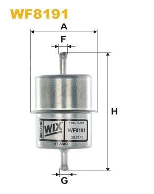 Filtro combustible WIX WF8191