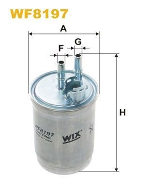 Filtro combustible WIX WF8197