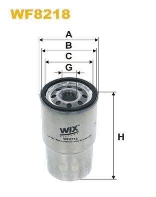 Filtro combustible WIX WF8218