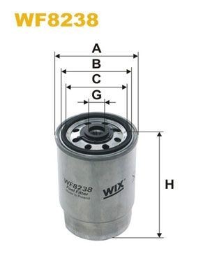 Filtro combustible WIX WF8238