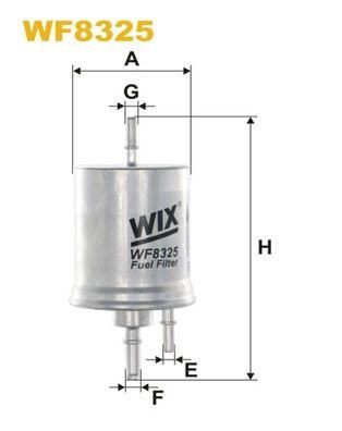 Filtro combustible WIX WF8325