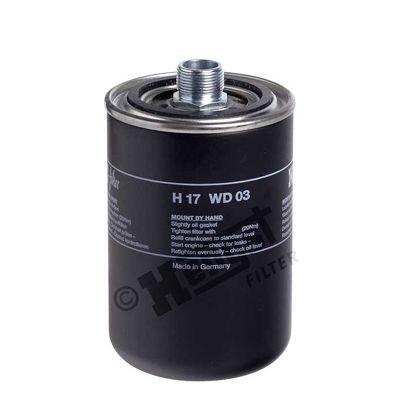 Filtro de aceite HENGST H17WD03