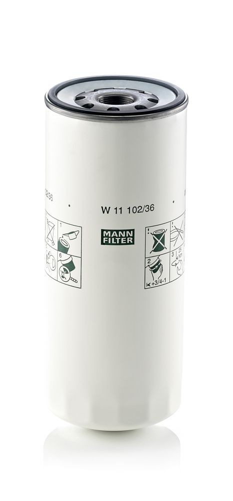 Filtro de aceite MANN-FILTER W11102/36
