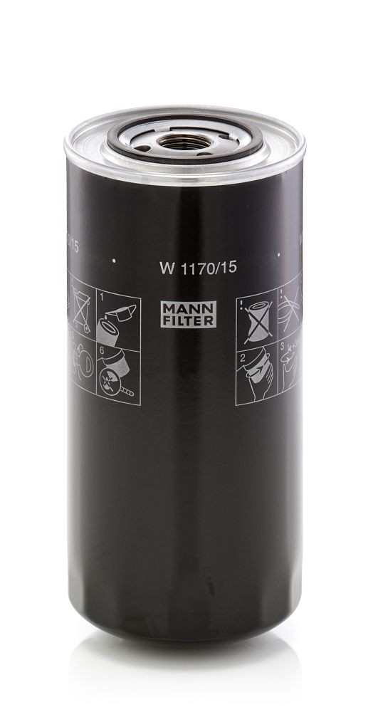 Filtro de aceite MANN-FILTER W1170/15