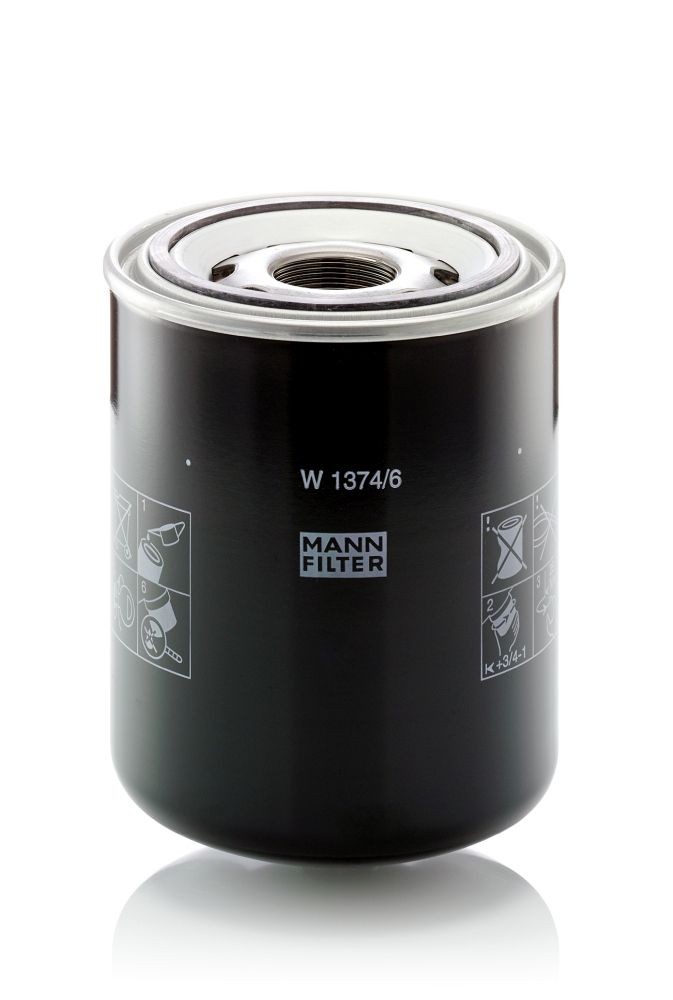 Filtro de aceite MANN-FILTER W1374/6