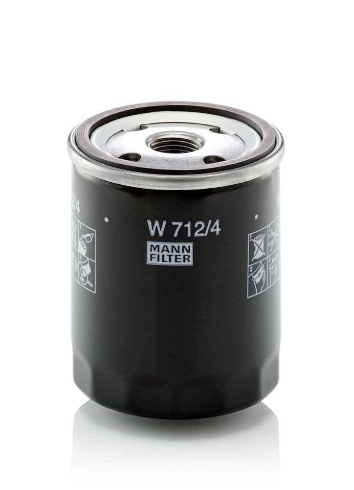 Filtro de aceite MANN-FILTER W712/4