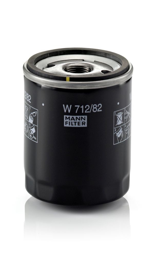 Filtro de aceite MANN-FILTER W712/82