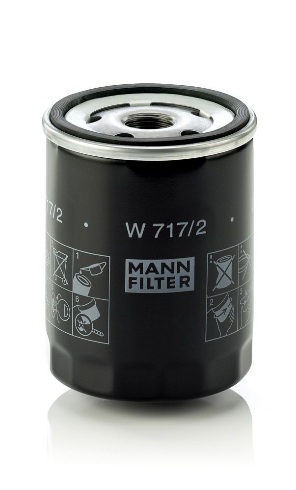 Filtro de aceite MANN-FILTER W717/2