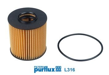 Filtro de aceite PURFLUX L316